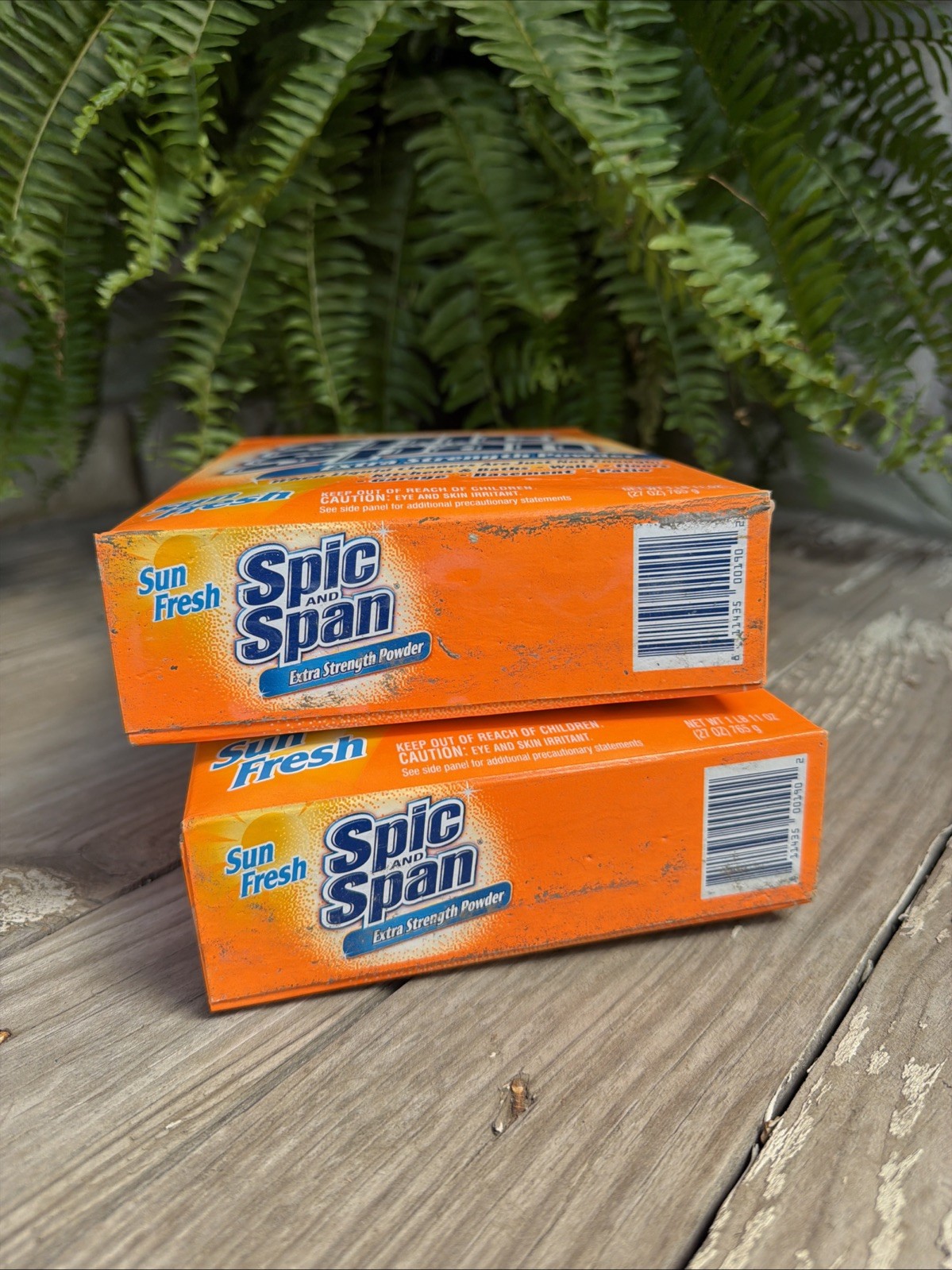 2 Spic and Span Extra Strength Powder Sun Fresh 27 OZ 1lb 11 oz NOS Discontinued