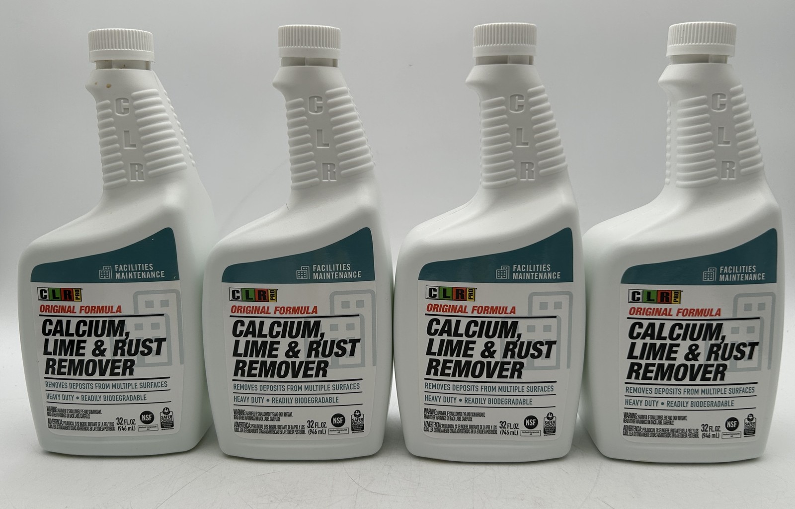 CLR PRO Calcium Lime Rust Remover 32oz 4 Pack