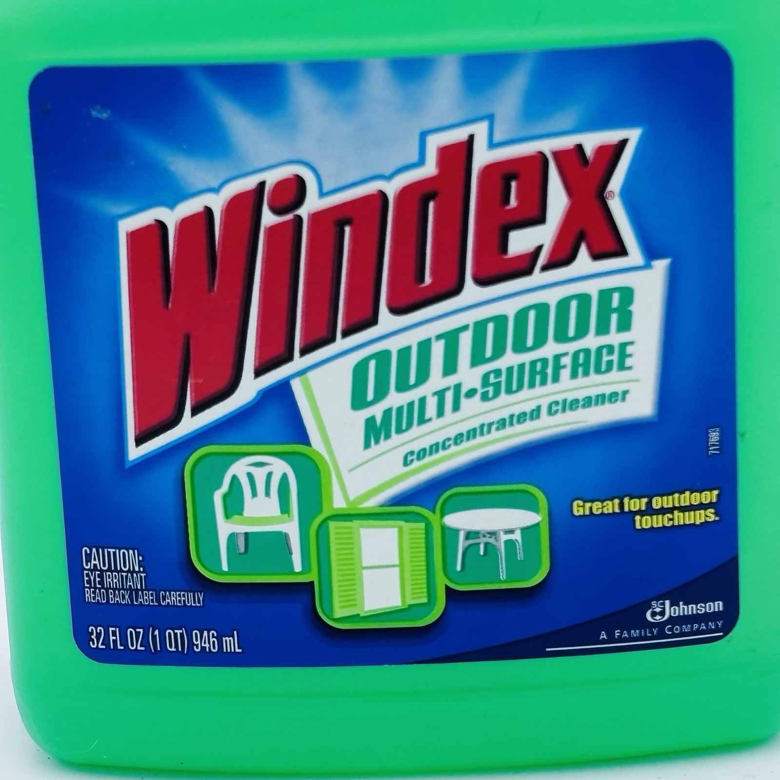 Windex Outdoor Multi-Surface Cleaner Concentrate 32 oz Bottle Hose Attachment