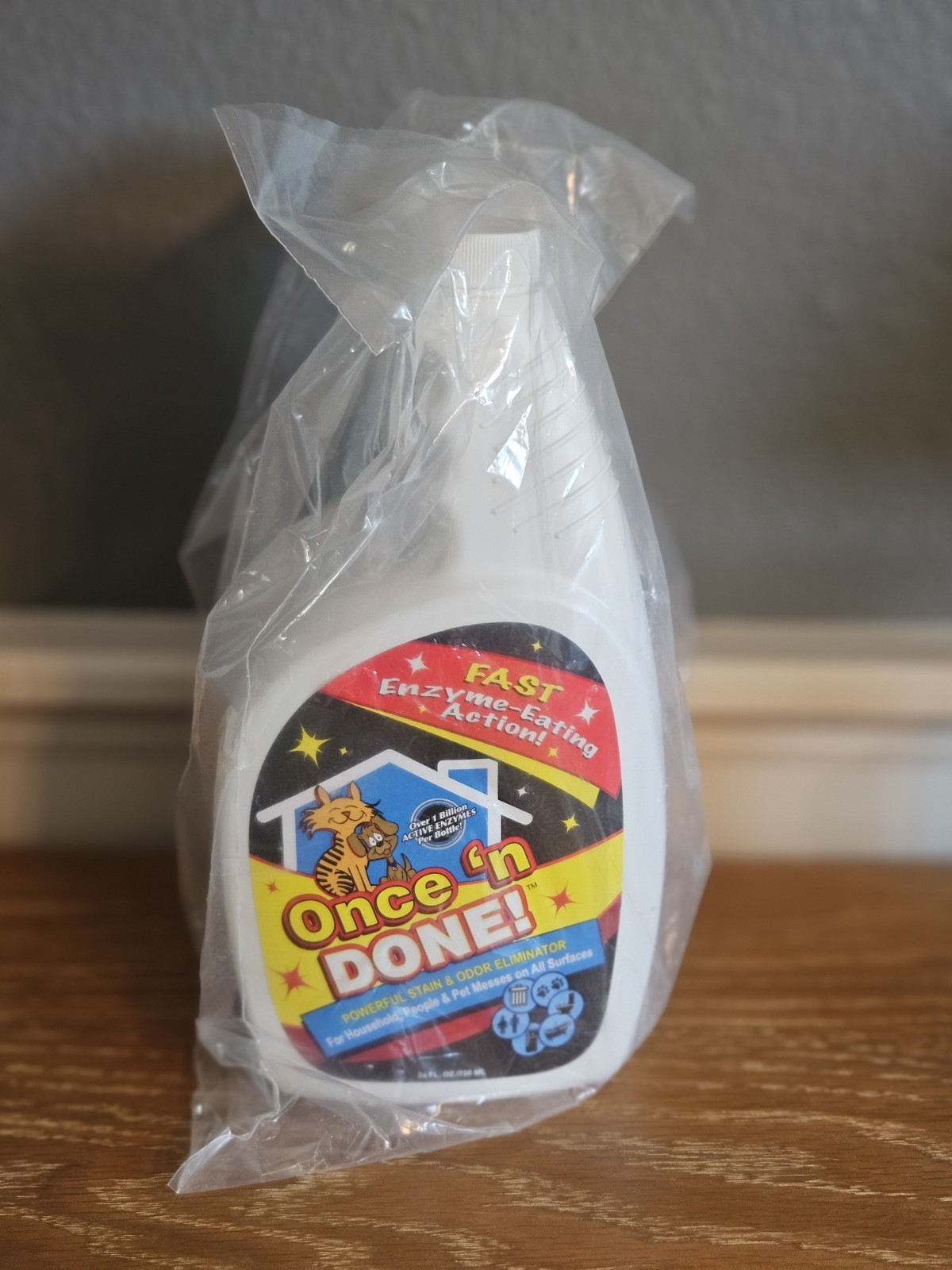 Once ‘N Done – Powerful Stain & Odor Eliminator Cleaner All Surfaces 24 FL OZ X2