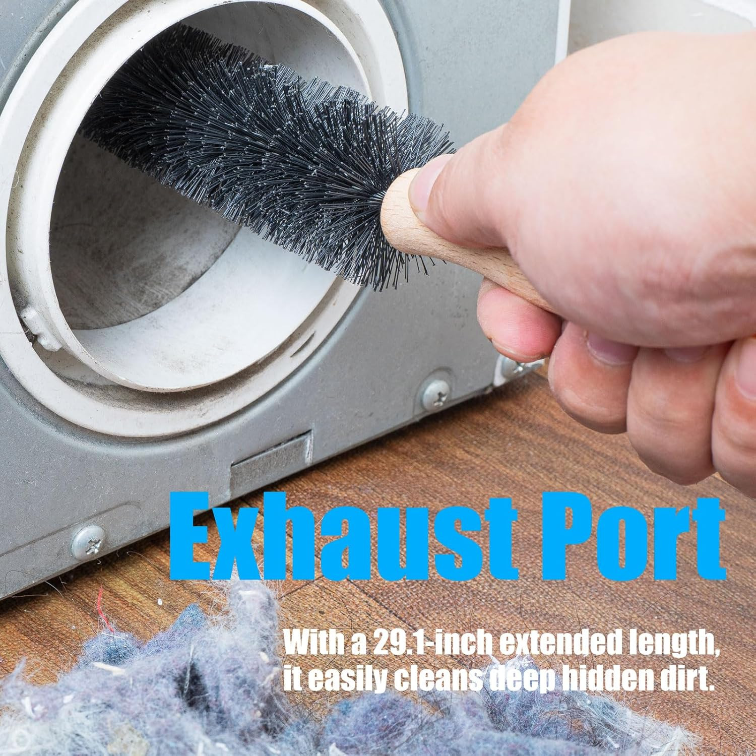 Washing Machine Cleaning Brush,Dryer Vent Cleaner Kit,Crevice Brush for Bathroom
