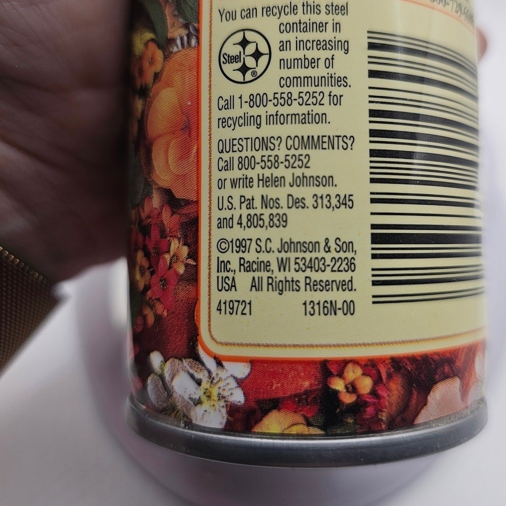 Vintage Glade 1997 Potpourri 2 in1 Peach Blossom Aerosol Spray