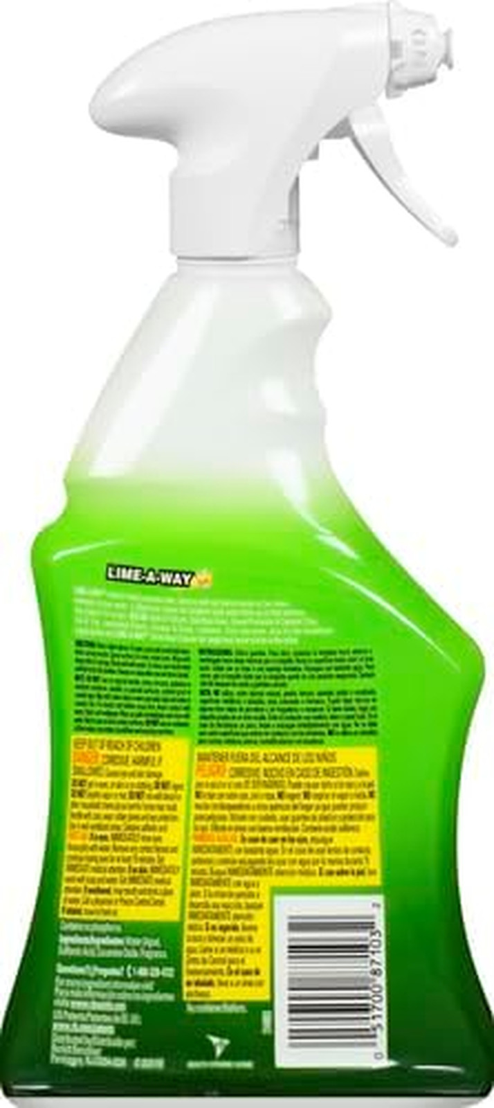 Lime-A-Way Hard Water Stain Remover Spray, Removes Lime, Calcium & Rust in Secon