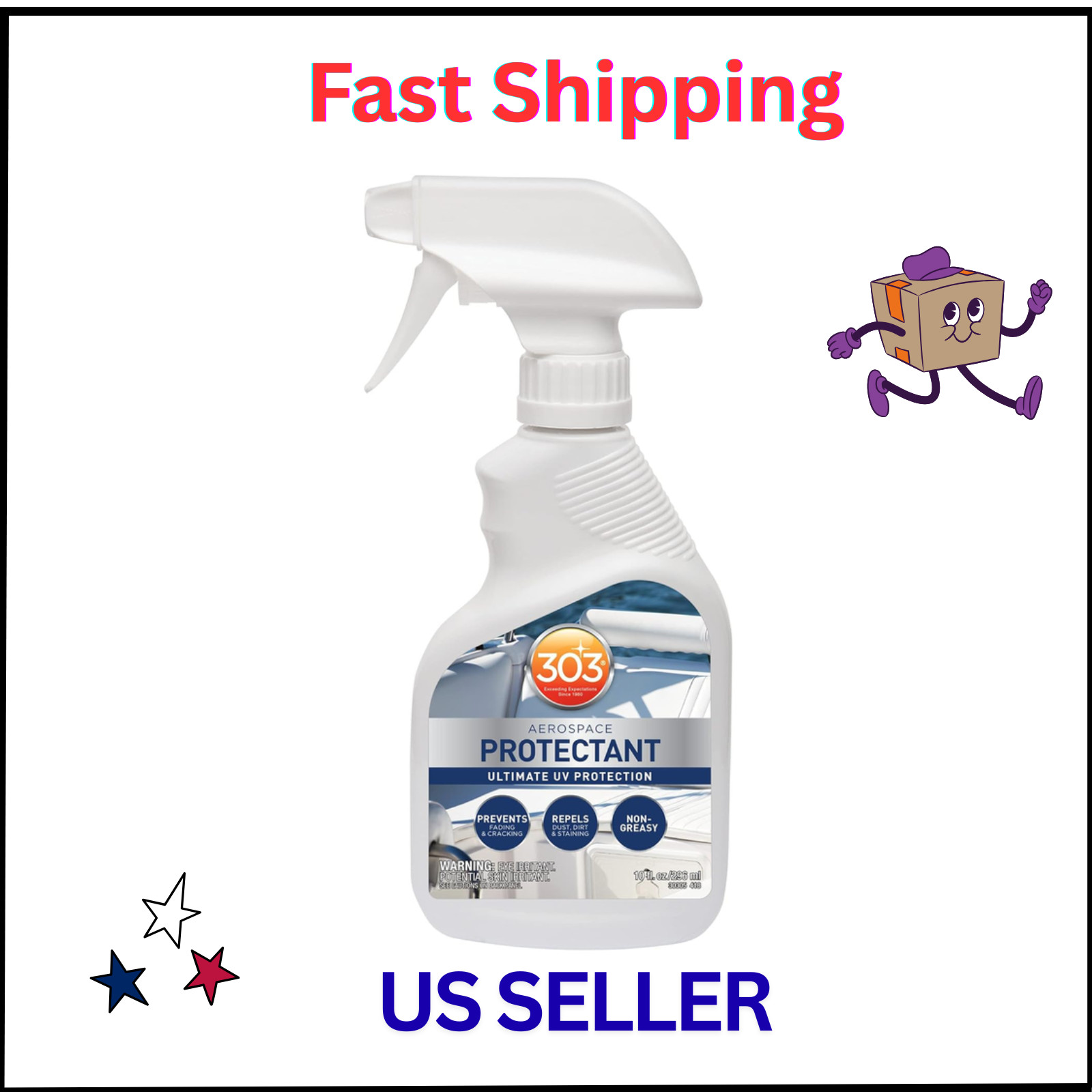 Marine Aerospace Protectant – UV Shield, Dust Repellent, Restores Finish 10oz