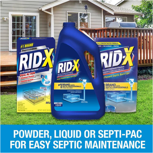 Rid-X Septic System Treatment, Septic Tank Treatment, 3-Monthly Supply Dual Acti