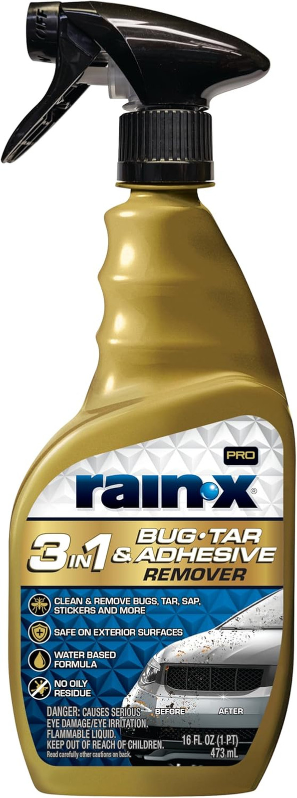Pro 620213 3-In-1 Bug, Tar and Adhesive Remover, 16Oz – Premium Bug, Tar and Adh