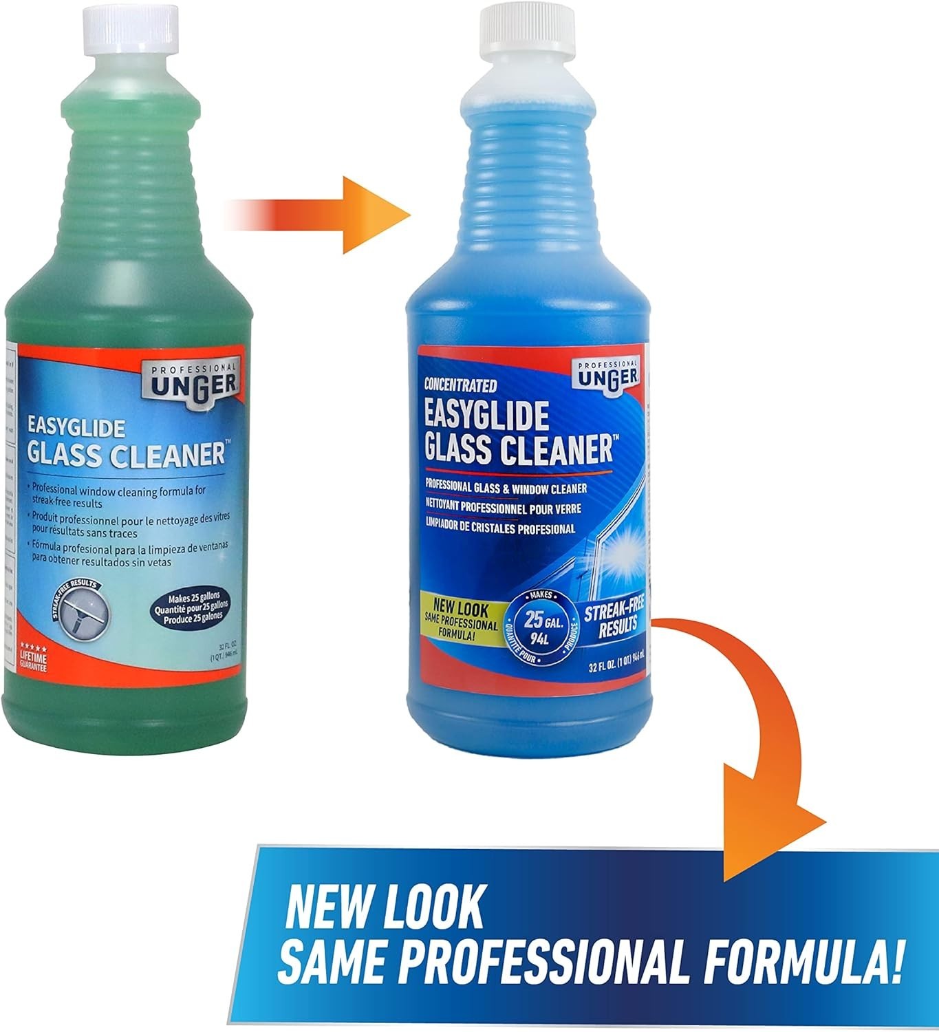 Eco-Friendly Streak-Free Glass Cleaner Concentrate, 32 oz – Safe for All Glass