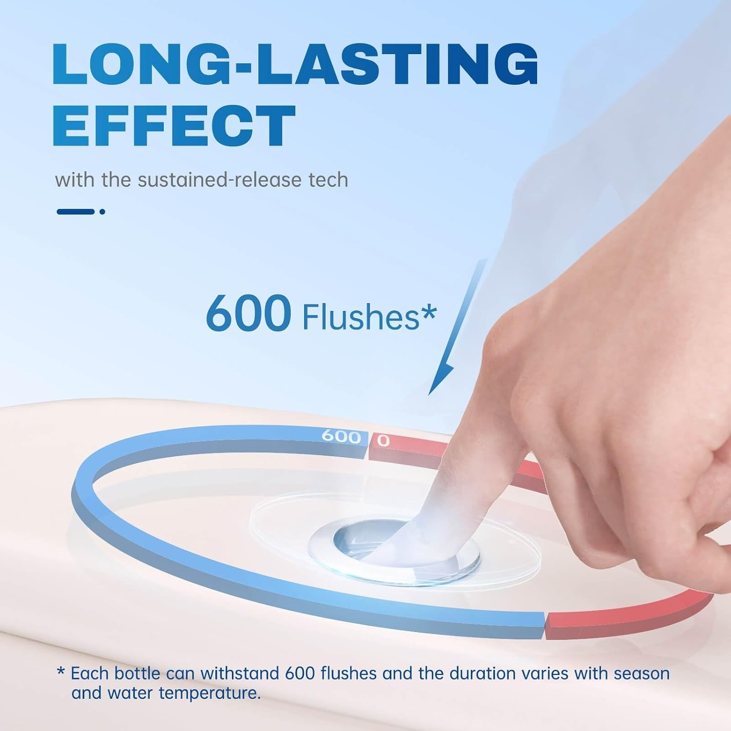 Toilet Bowl Cleaners – 3 Pack, Krazy Clean Automatic Long-Lasting Toilet