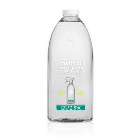 Method Daily Shower Cleaner Combo 28oz Spray x2 + 68oz Refill x2 Eucalyptus Mint