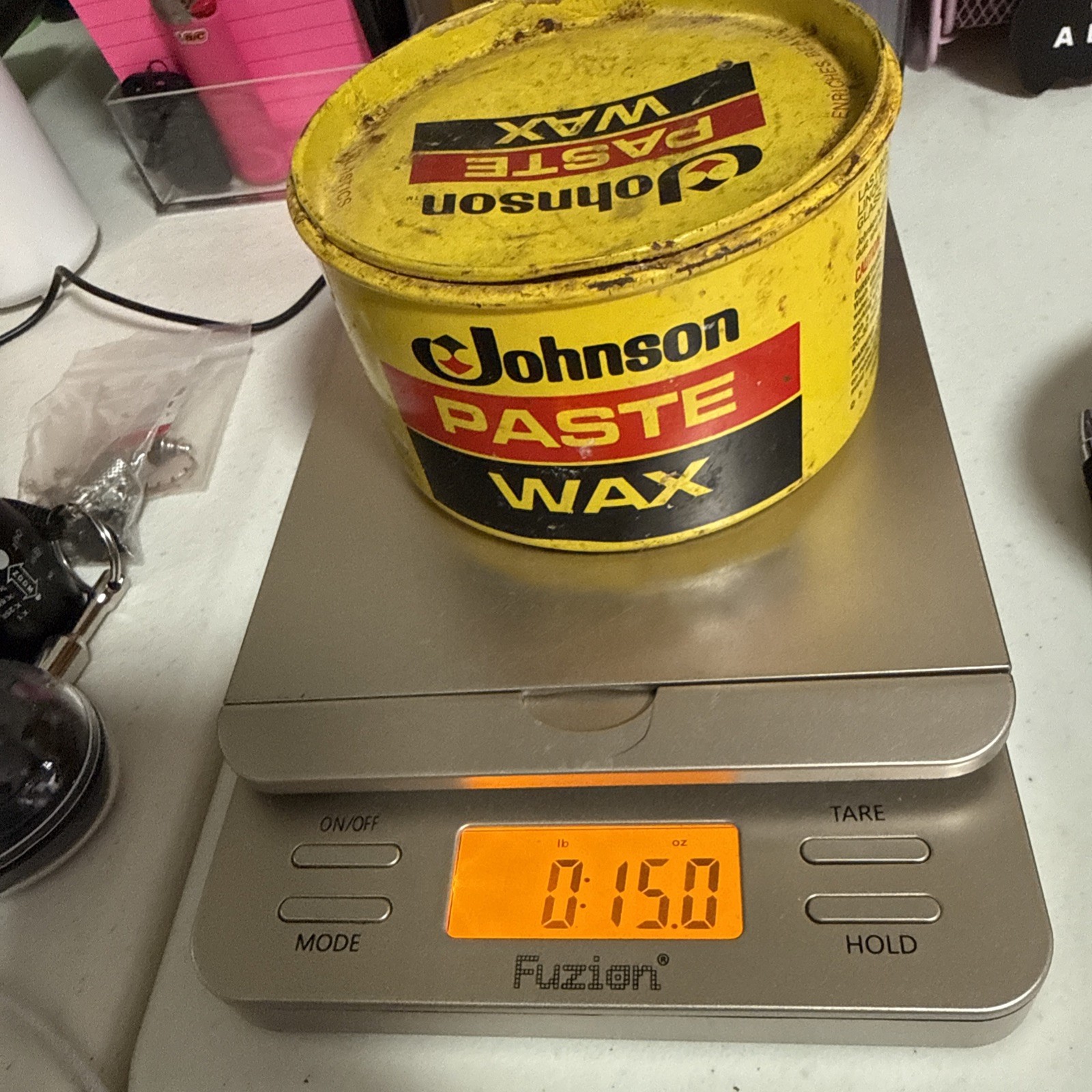 SC Johnson Paste Wax Cans Discontinued USA 50% Full