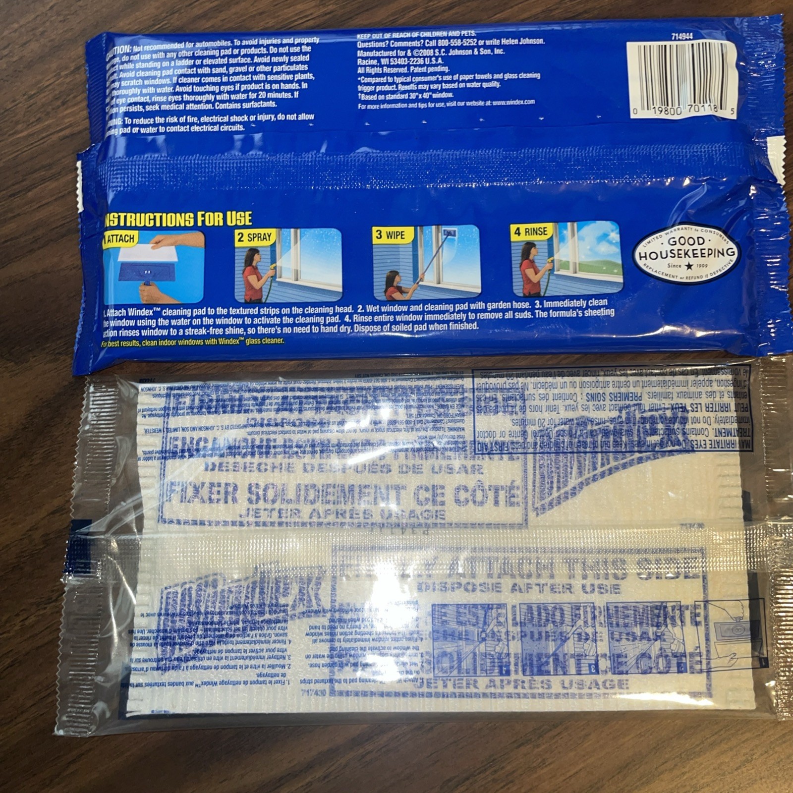Windex Outdoor Refill Pads for Cleaning Glass – 3 Pads