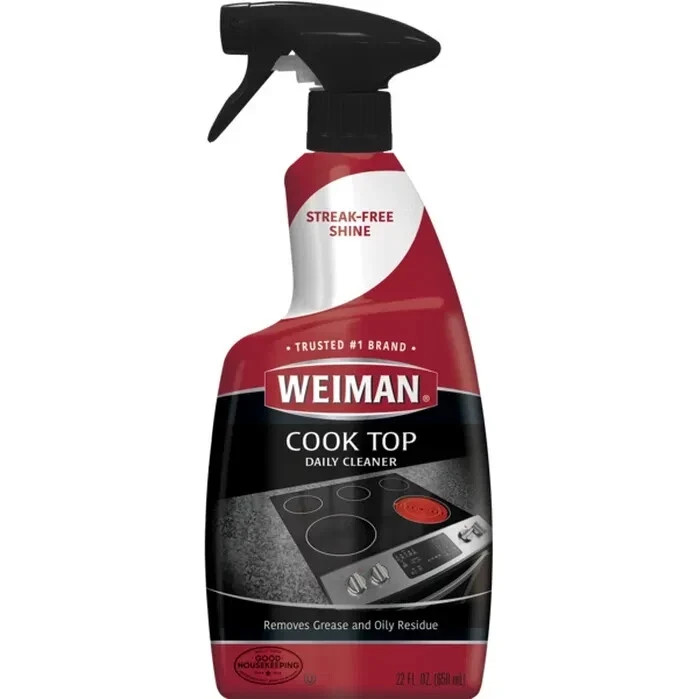 WEIMAN Glass Ceramic Stove Top DAILY CLEANER Polish Shine Protect RANGE TOP 22oz