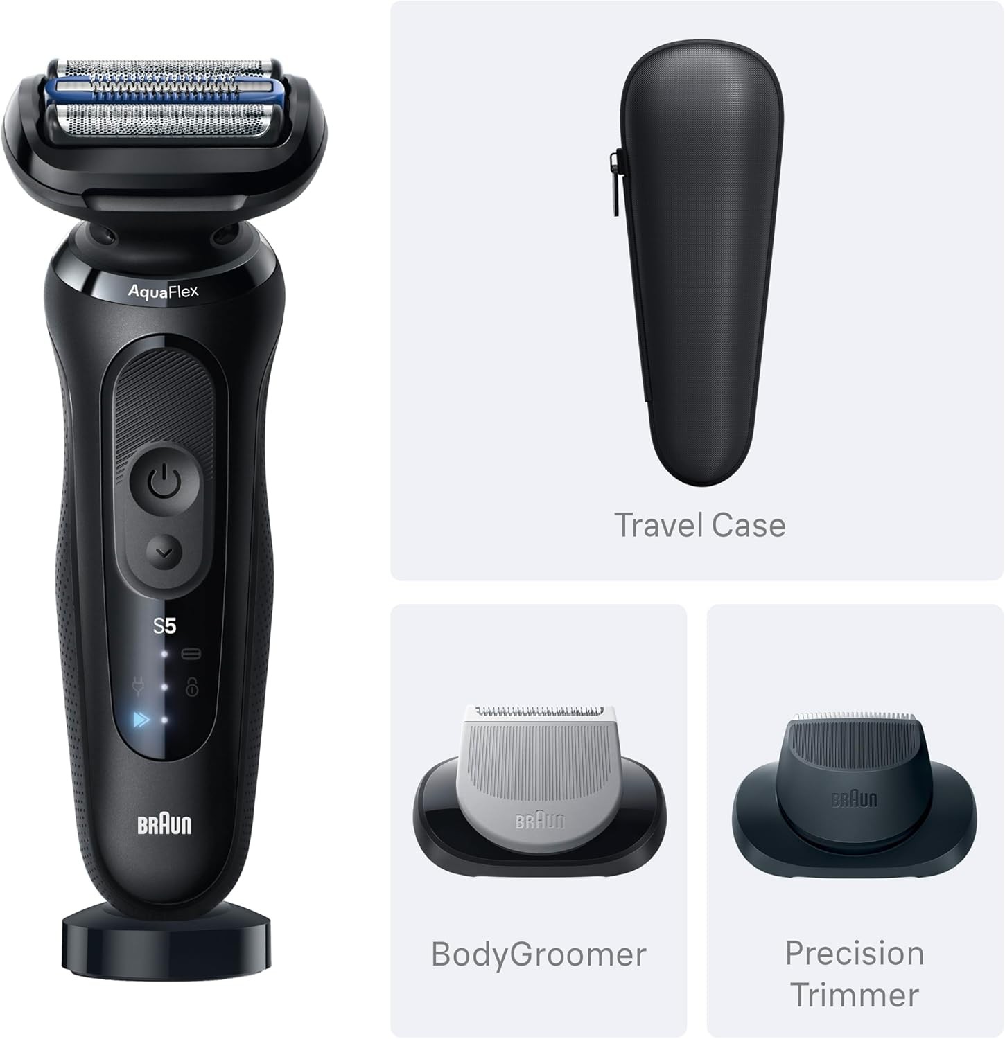 Braun Electric Razor for Men Series 5, Beard Shaver, Electric Shaver with Body