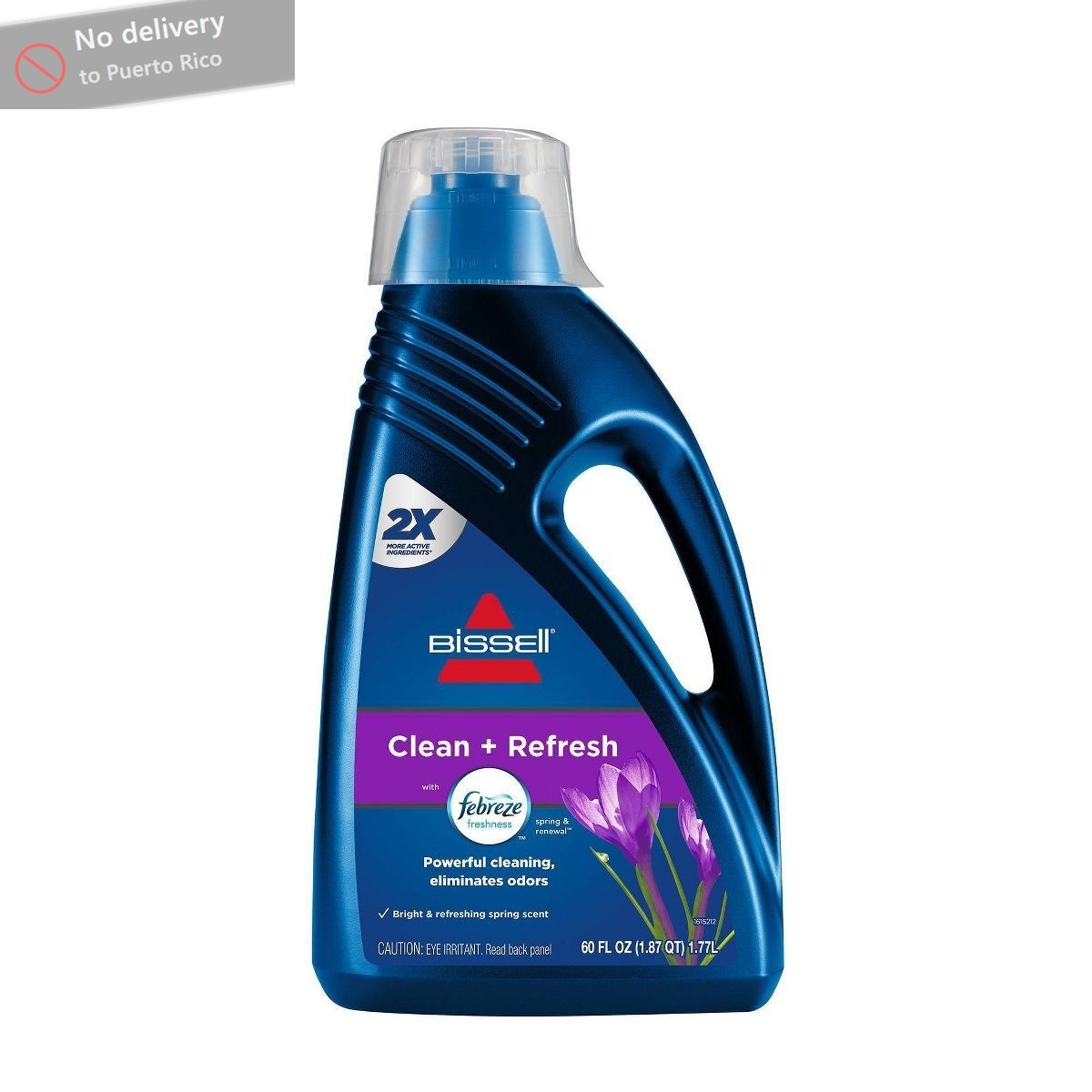 2X Deep Clean + Refresh 60 fl oz. Upright Carpet Cleaner Formula -1052:Non-Toxic