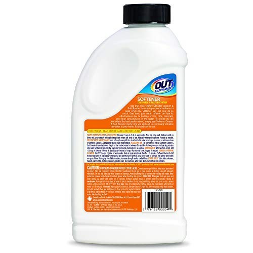 Water Softener Cleaner & Salt Booster Powder 24oz – 2-Pack, Removes Hard Water B