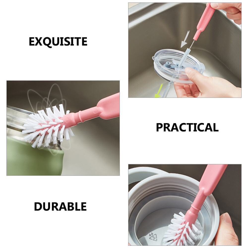 1 Set Bottle Brush Straw Brush Cup Cleaner Brush Water Bottle Cleaning Brush