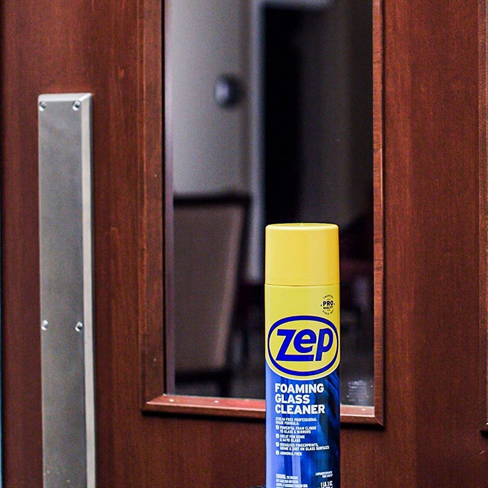 Premium 19 Ounce Glass and Mirror Cleaner Foam Aerosol for Easy Cleaning