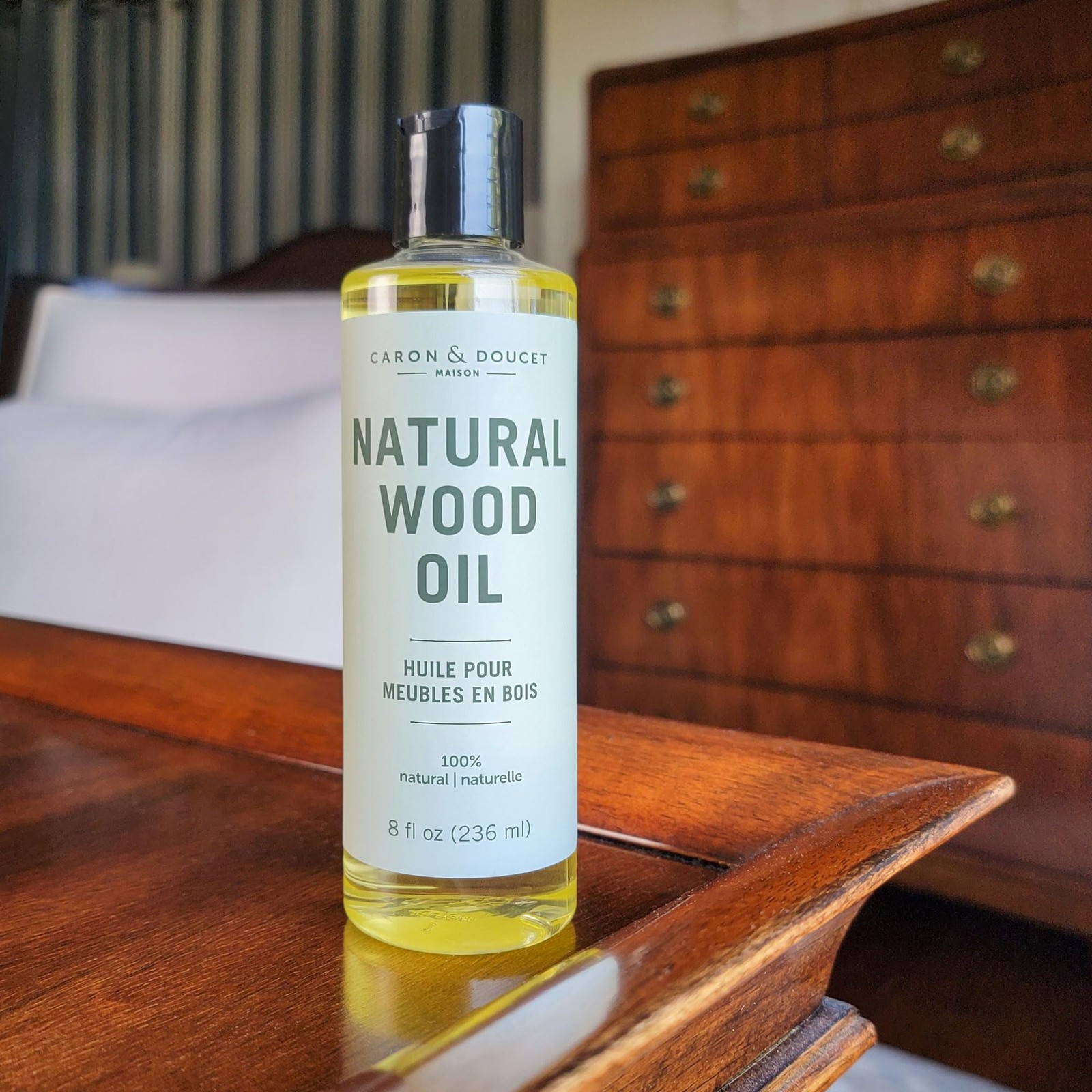 – Natural Wood Conditioning Oil – 100% Plant Based Wood Conditioning and Poli…