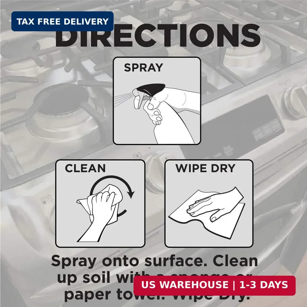 Weiman Gas Range Cleaner and Degreaser, Single, Lemon, 1 Count