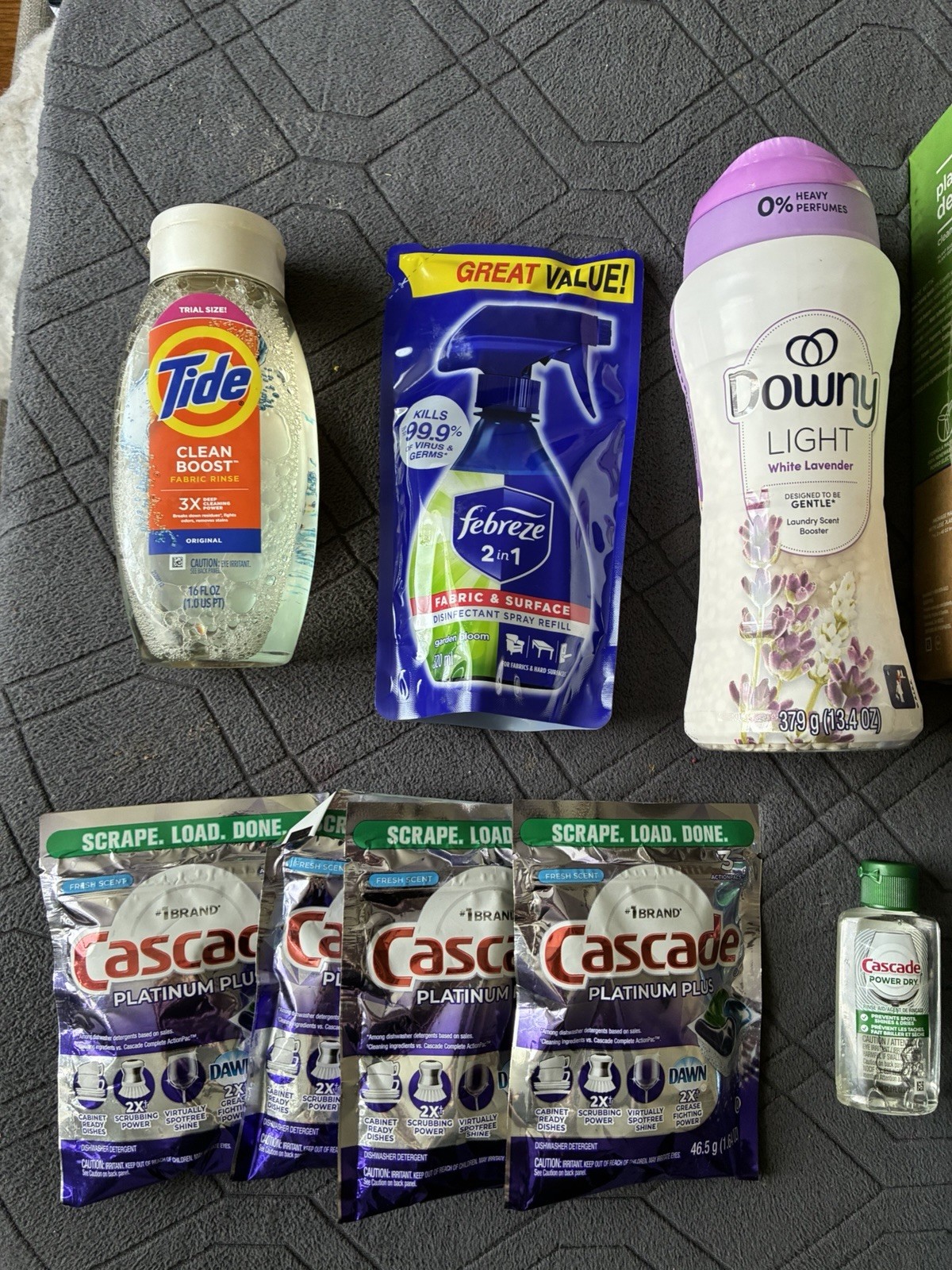 Cleaning Product Bundle – Tide/Cascade/Dawn/Febreeze/Downy See Photo for Sizing