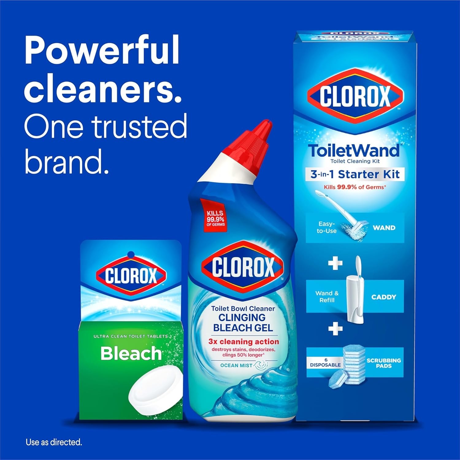 Clorox Toilet Bowl Cleaner Clinging Bleach Gel pack of 2