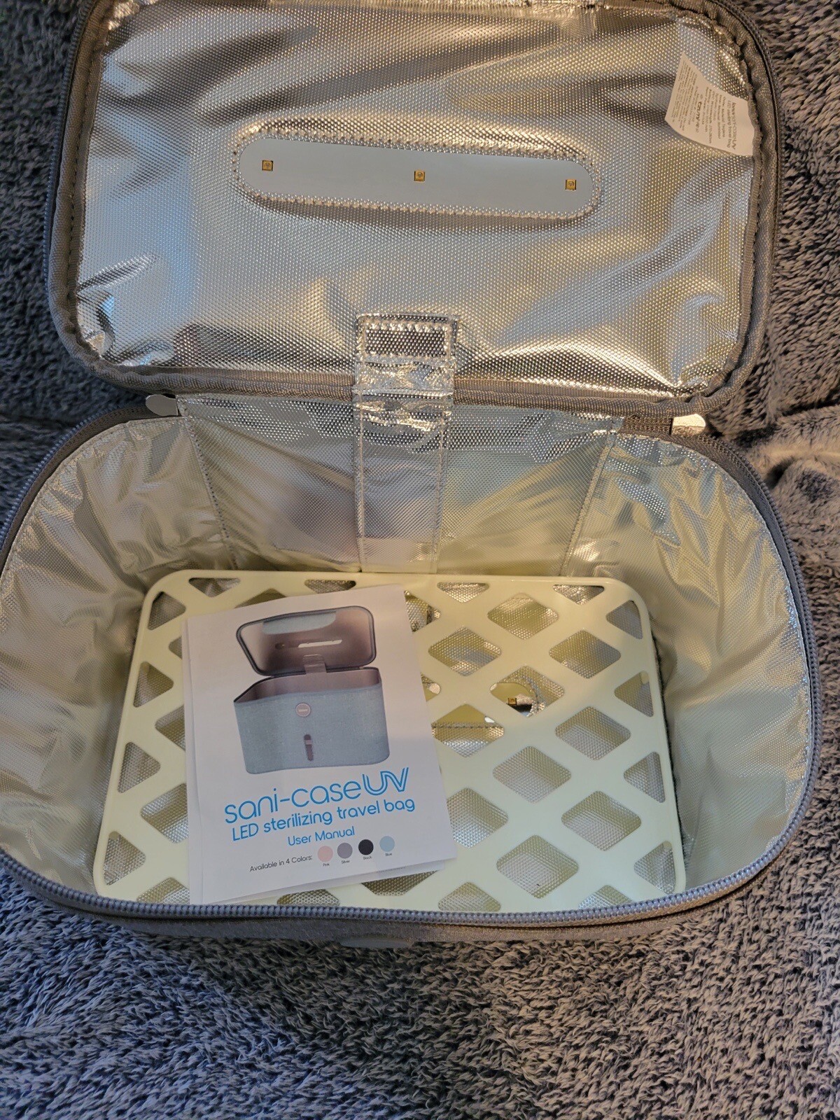 Sani-Case UV-C Sanitizer Bag Ultraviolet C Light Travel No Box