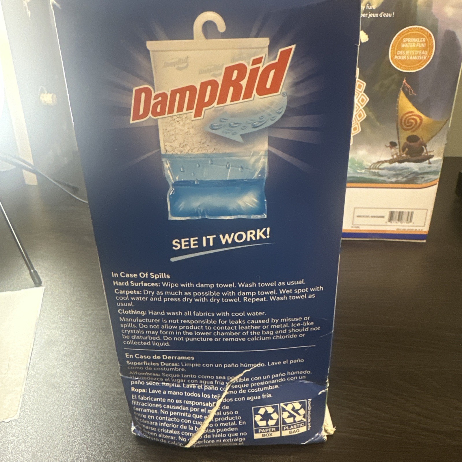 DAMPRID Hanging Moisture Absorber Bag Pure Linen 3 Bags NEW – Sealed Box