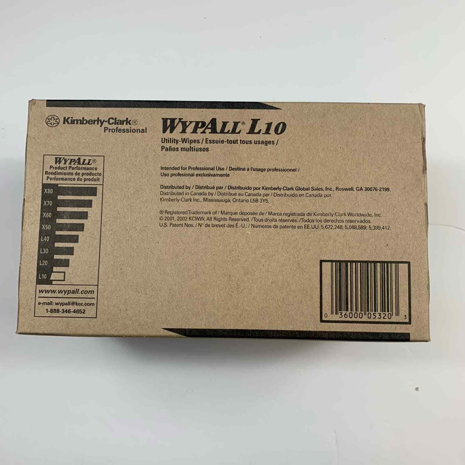 Kimberly Clark Wypall L10 Utility Wipes 05320