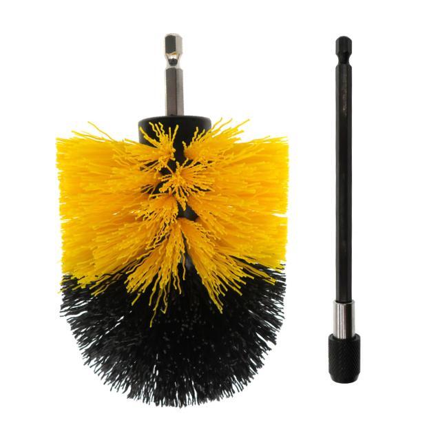 Drill Brush Electric Attachment Set Power Scrubber Cleaner Cleaning Carpet New