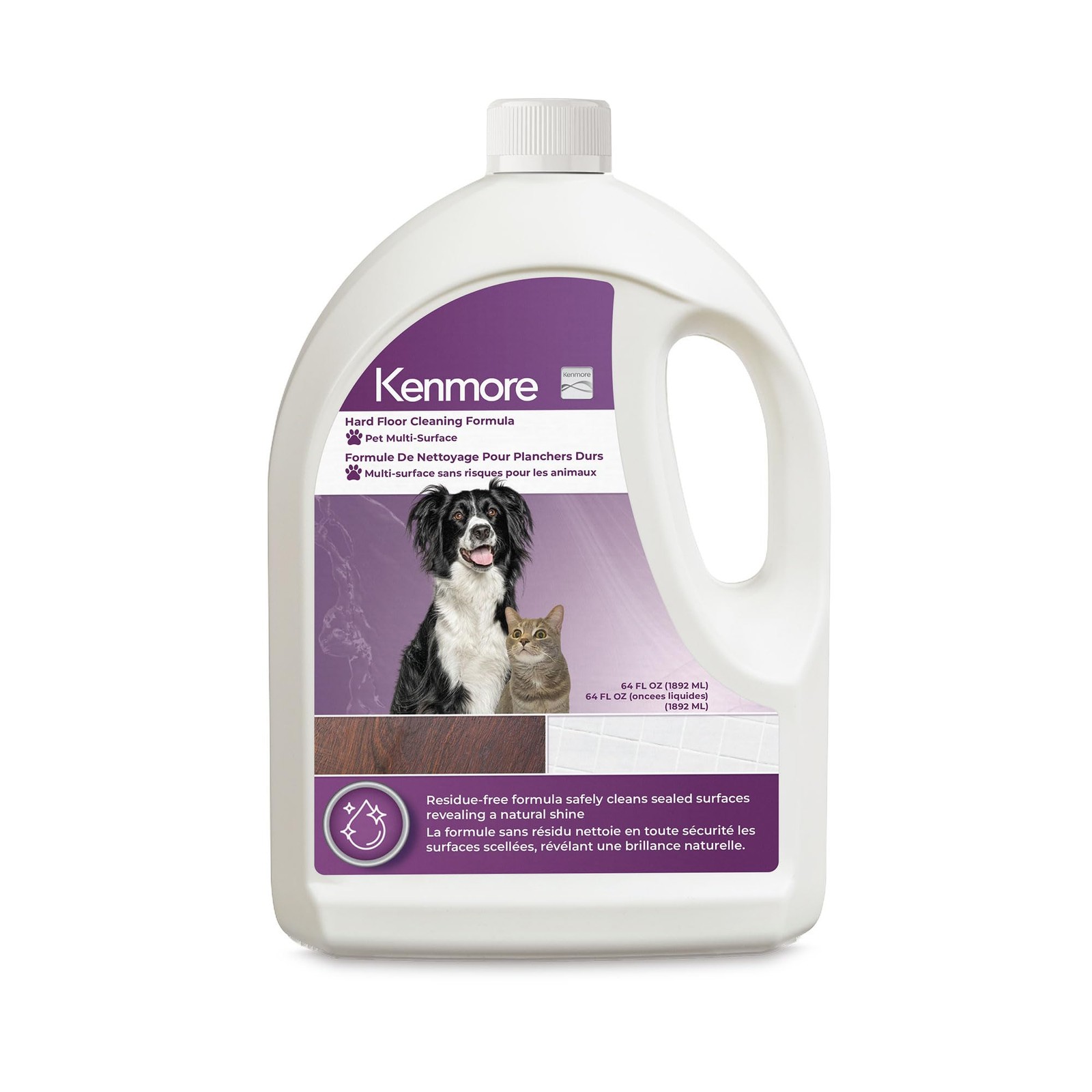 Kenmore KS1020 Pet MultiSurface Hard Floor Cleaning Formula, 64 fl oz, Design…