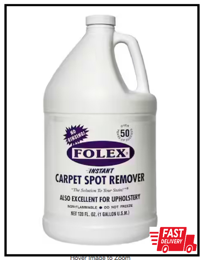 1 Gal Folex Instant Spot and Stain Remover Carpet Cleaner Jug