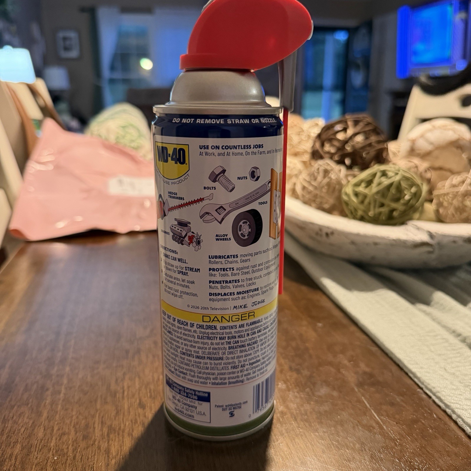 WD-40 All-Purpose Multi-Use Aerosol 11 oz w/ Straw Applicator, King of the Hill