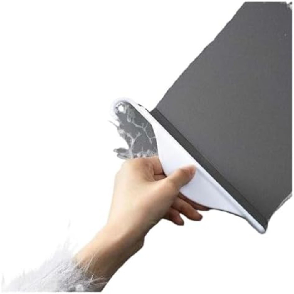 Portable Silicone Squeegee 19 7 x 4 2cm for Glass and Bathroom Cleaning