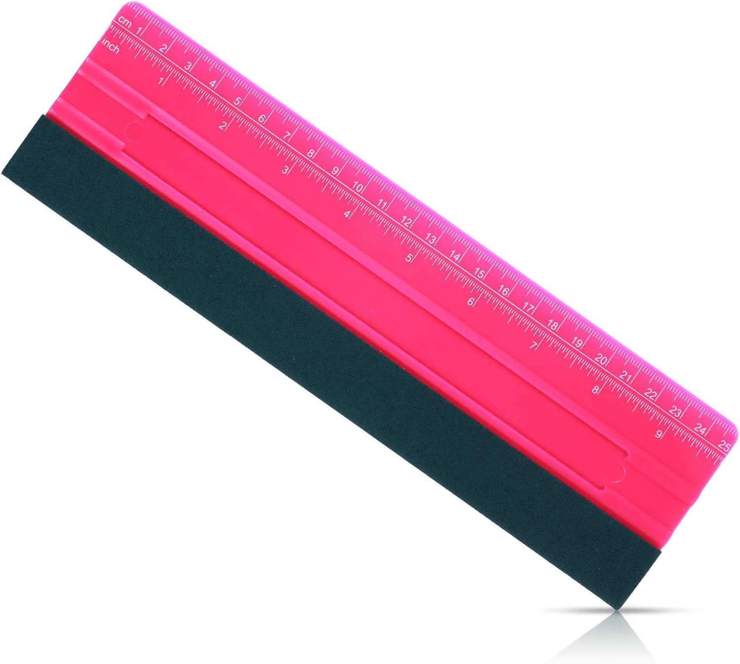 Wallpaper Smoothing Tool, Professional Vinyl Squeegee with Ruler Felt Squeegee f