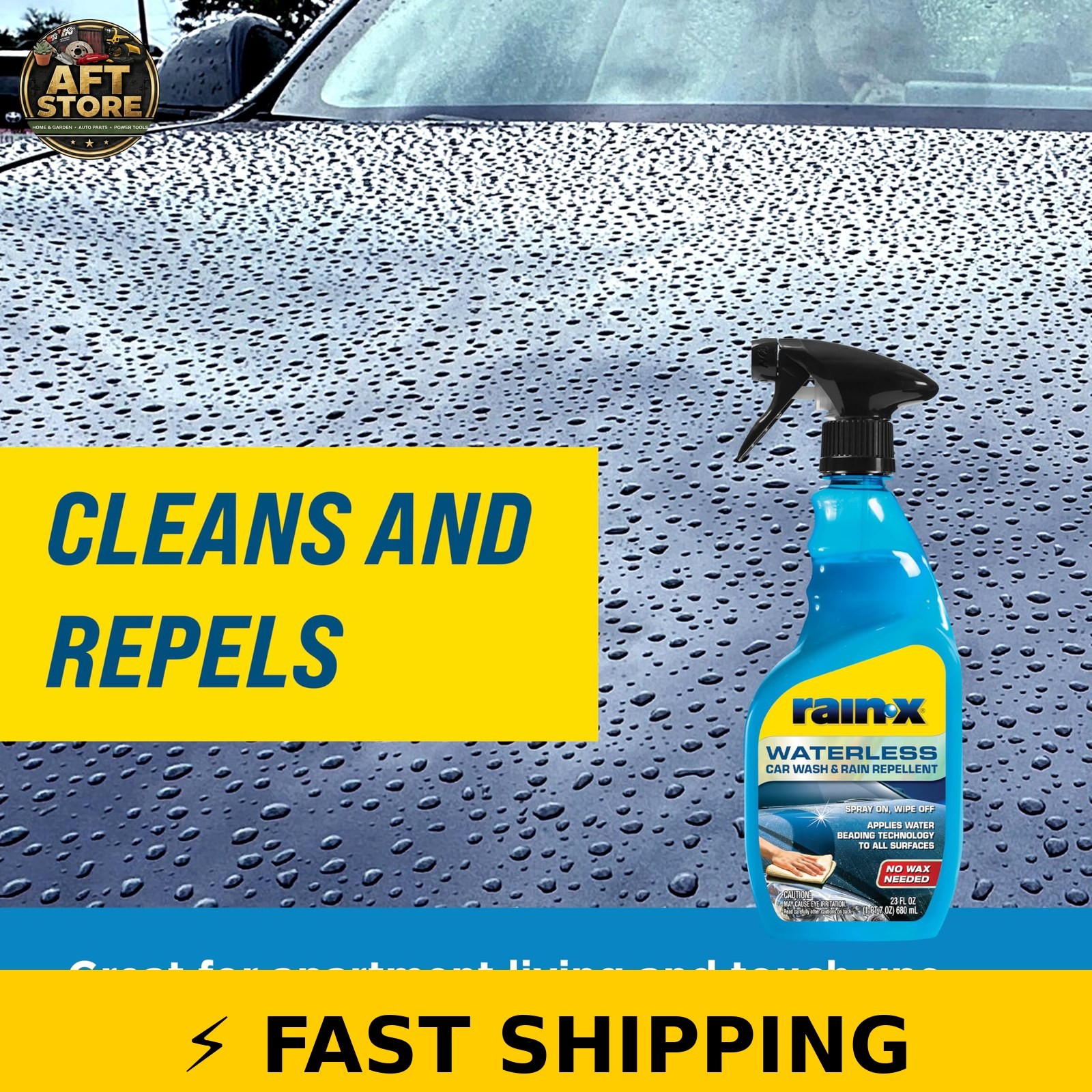 Rain-X Waterless Car Wash & Rain Repellent 23 fl. oz. Spray