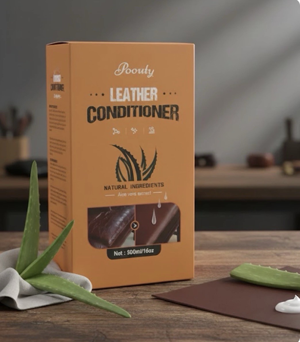 NEW 🔥Poouty Leather Conditioner 500ml/16oz With Aloe Vera Extract