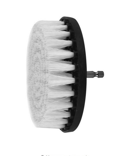 4inch 3 Piece Soft, Medium, Heavy Power Scrubbing Brush Drill Attachment