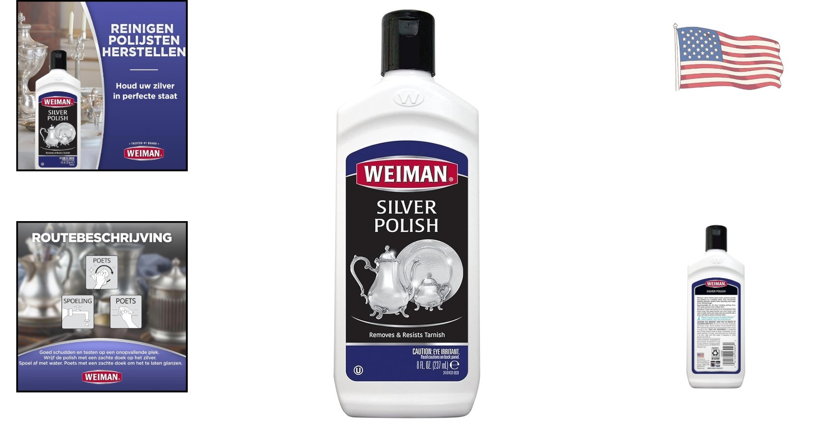 Universal 8 Oz Cream Cleaner for Silver, Gold & More: Anti-Tarnish Technology
