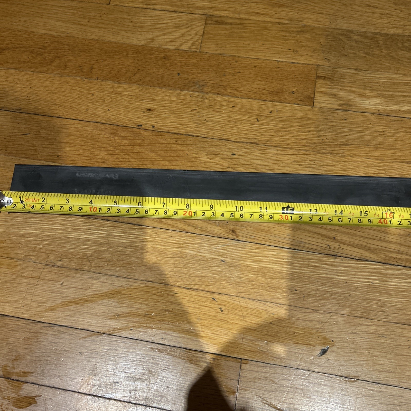 Squeegee Blade,18 in W,Black Diamond