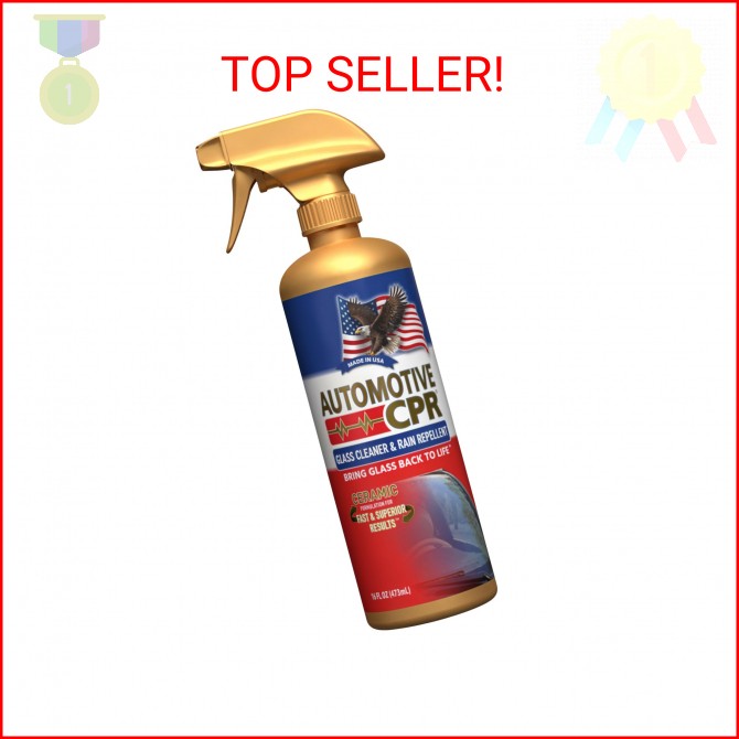 Automotive CPR Glass Cleaner & Rain Repellent – Premium Ceramic 2-in-1 Formula C