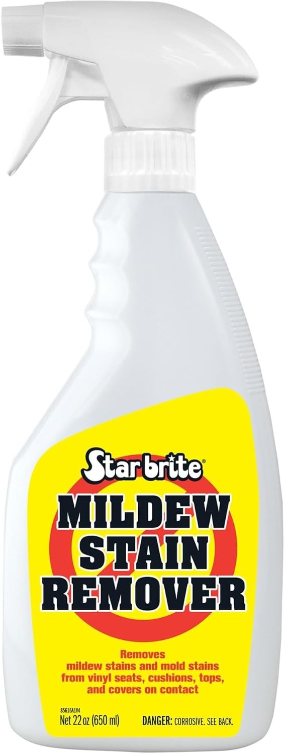 22oz Mold & Mildew Stain Cleaner – Triple-Action Formula for Safe Surface Care