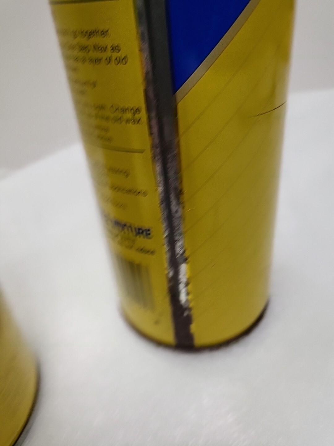 2 Used Johnson One Step No Buff Wax Fine Wood Floor Care 22 FL OZ Can *1/2 Full*