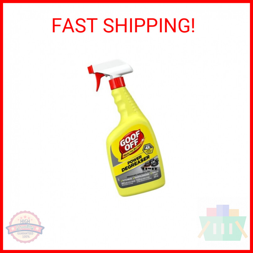 Goof Off Power Cleaner and Degreaser for Mechanics– 32 oz. Trigger Spray Bottle