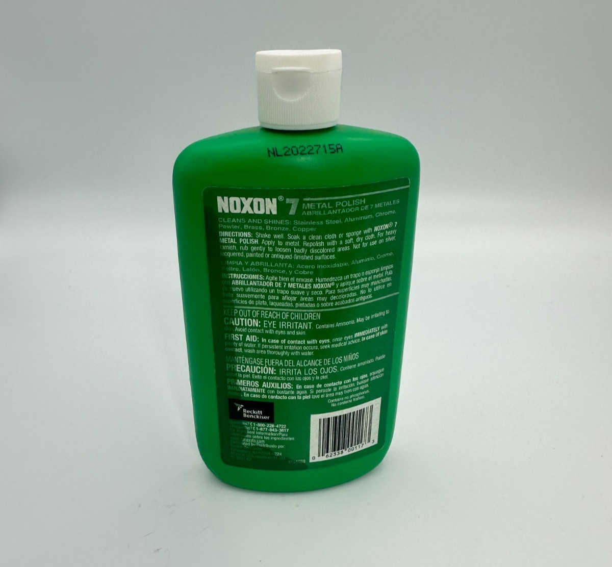 NOXON 7 Metal Polish Shines Steel Chrome Brass Copper Bronze Aluminum 12oz New