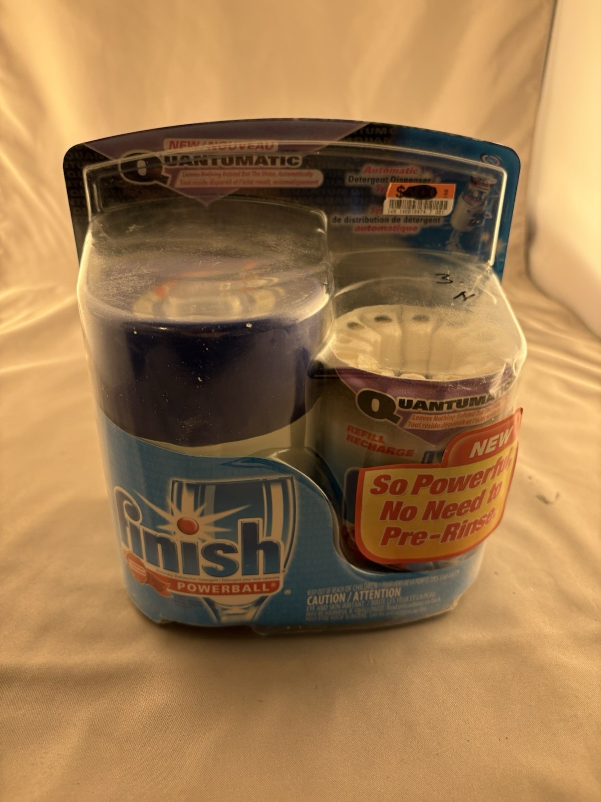 Finish Quantumatic Powerball Detergent Dispenser and 1 Refill New Sealed
