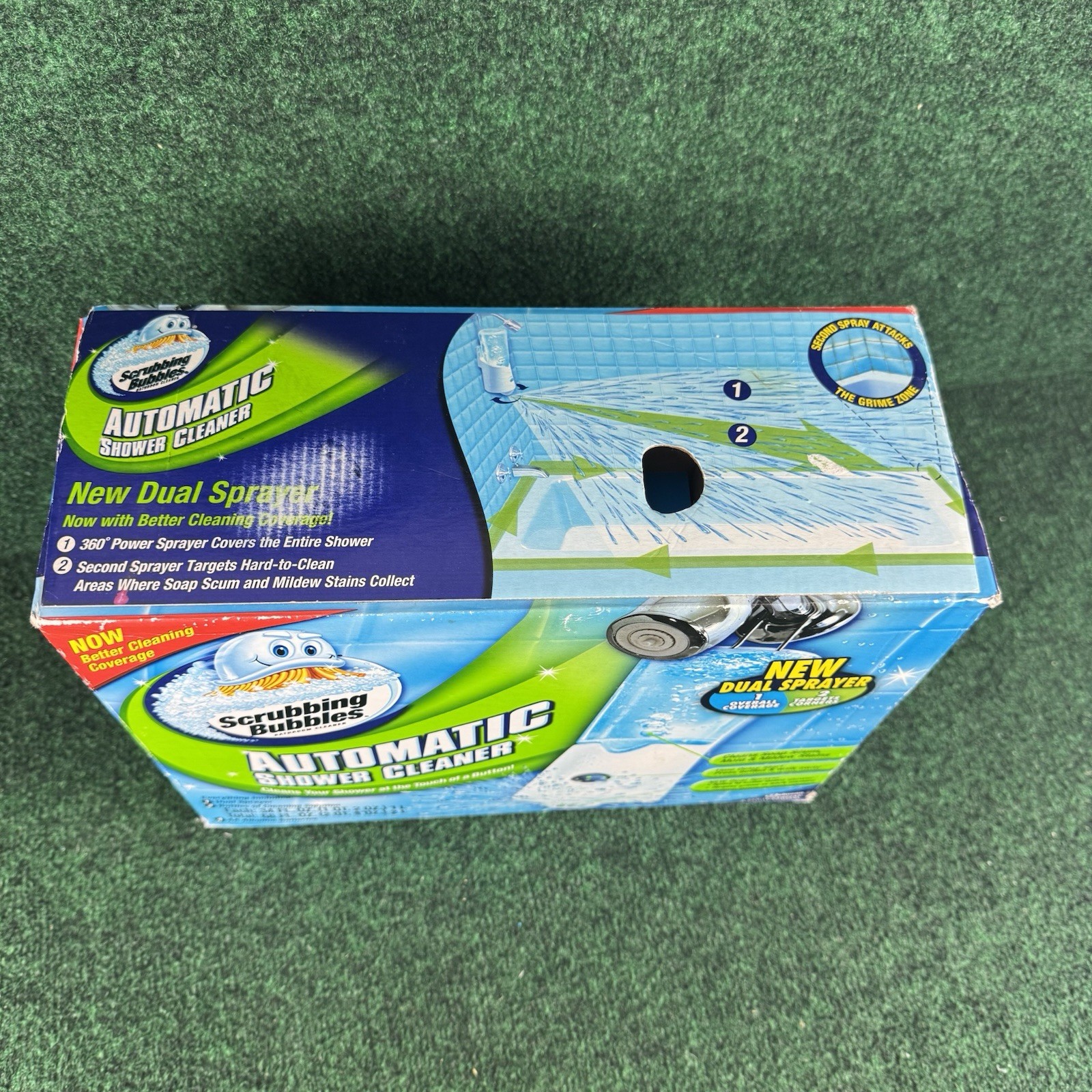 New Unused Scrubbing Bubbles Automatic Shower Cleaner Kit 2 Cleaning Solutions