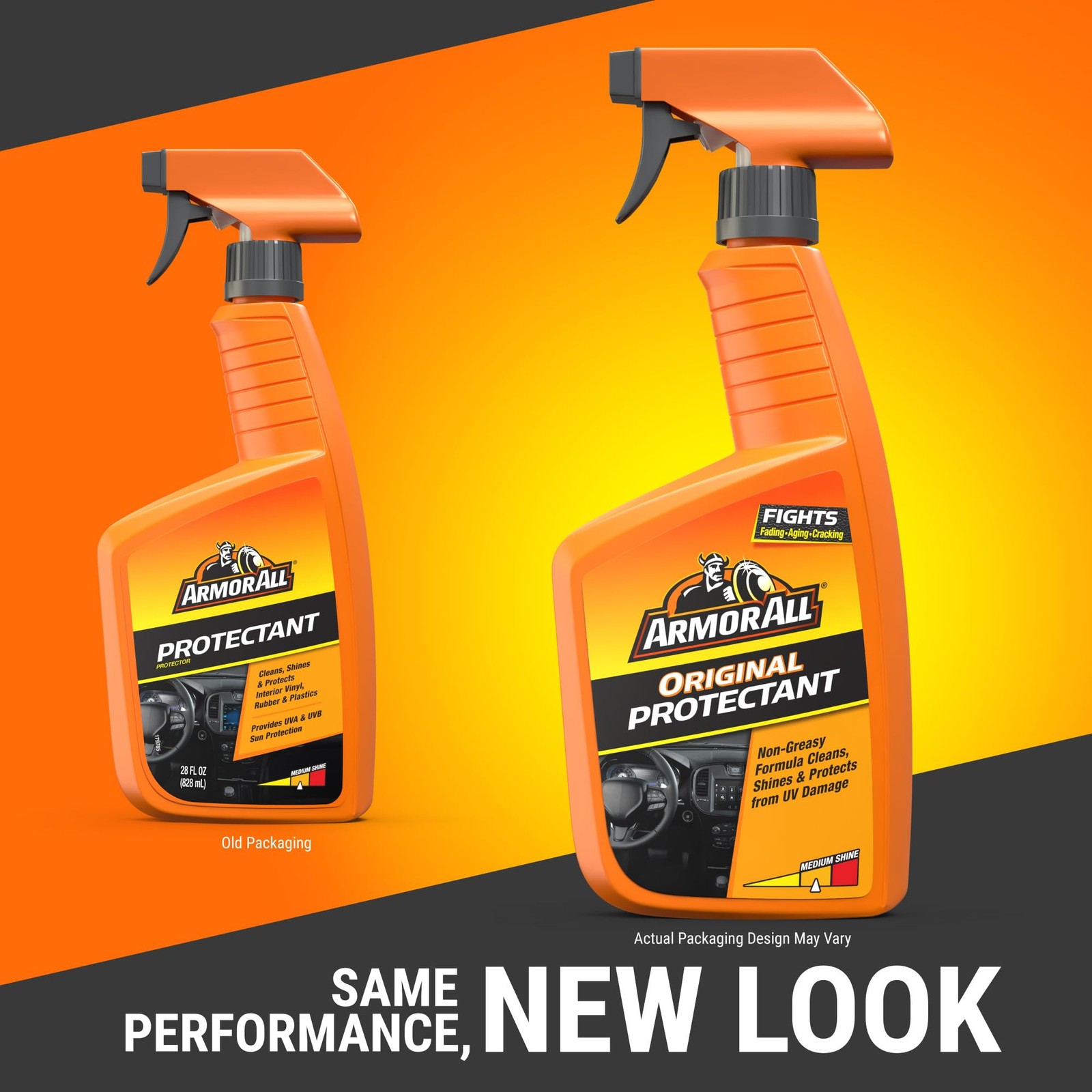 Shine Protectant Spray for Car Vinyl Rubber and Plastic 28 fl. oz.