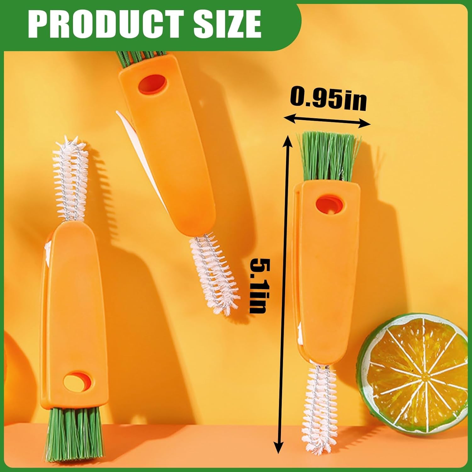 1PCS Bottle Brushes 3 in 1 Cup Lid Gap Cleaner Crevice Cleaning Brush