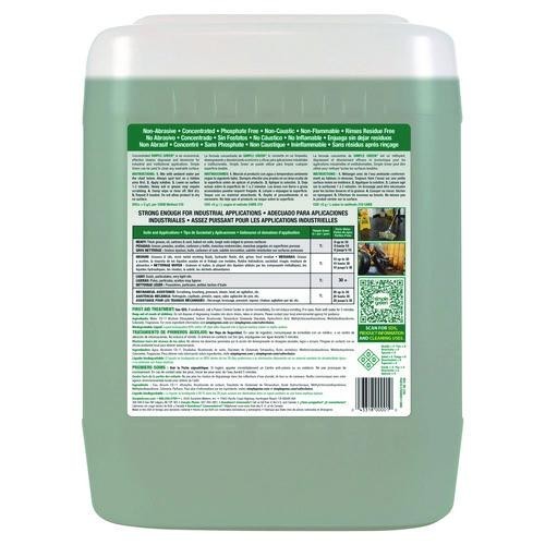 Simple Green Industrial Cleaner and Degreaser, Concentrated, 5 gal, Pail