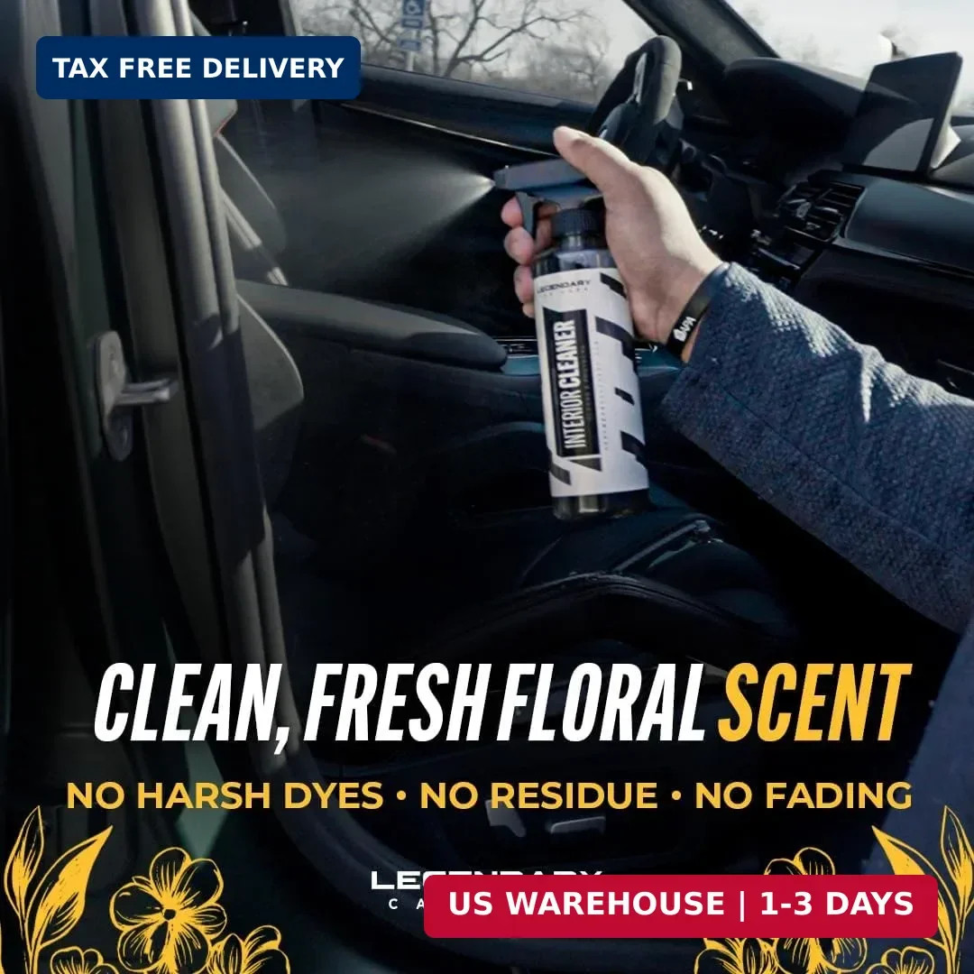 Legendary Interior Cleaner 64oz (Half Gal.) – All Purpose Interior Detailer & Ca